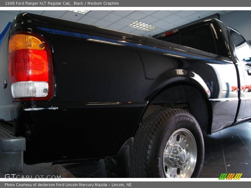 Black / Medium Graphite 1998 Ford Ranger XLT Regular Cab