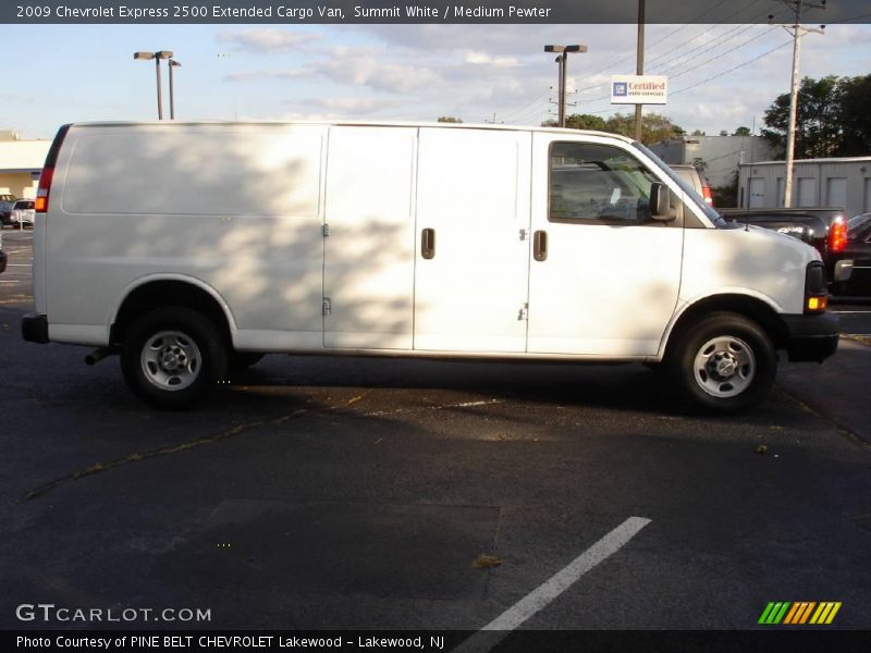 Summit White / Medium Pewter 2009 Chevrolet Express 2500 Extended Cargo Van