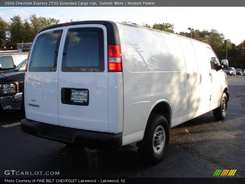 Summit White / Medium Pewter 2009 Chevrolet Express 2500 Extended Cargo Van