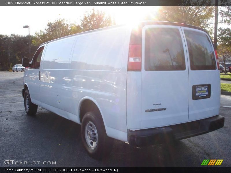 Summit White / Medium Pewter 2009 Chevrolet Express 2500 Extended Cargo Van