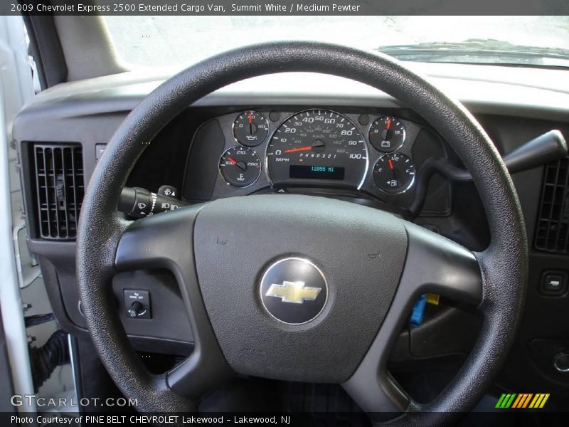 Summit White / Medium Pewter 2009 Chevrolet Express 2500 Extended Cargo Van