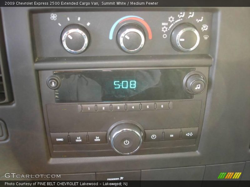 Summit White / Medium Pewter 2009 Chevrolet Express 2500 Extended Cargo Van