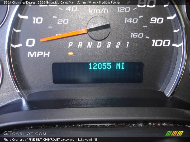 Summit White / Medium Pewter 2009 Chevrolet Express 2500 Extended Cargo Van
