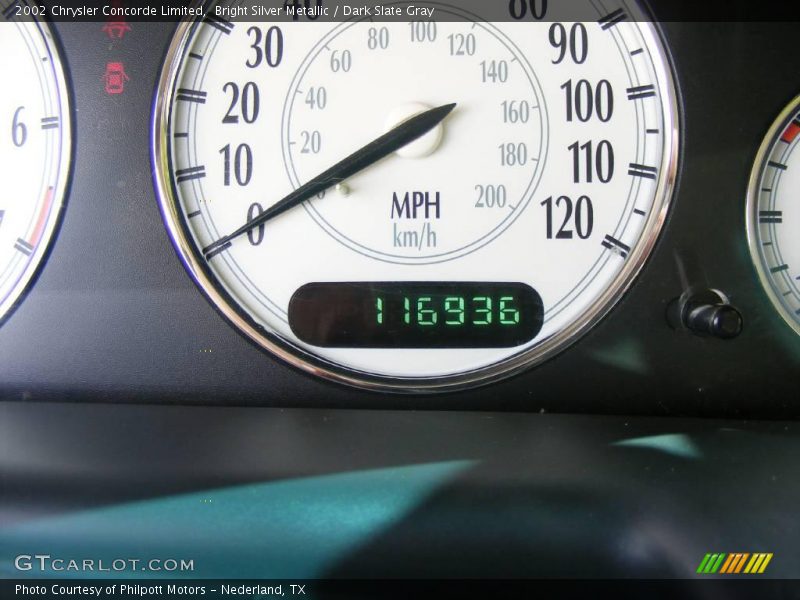 Bright Silver Metallic / Dark Slate Gray 2002 Chrysler Concorde Limited