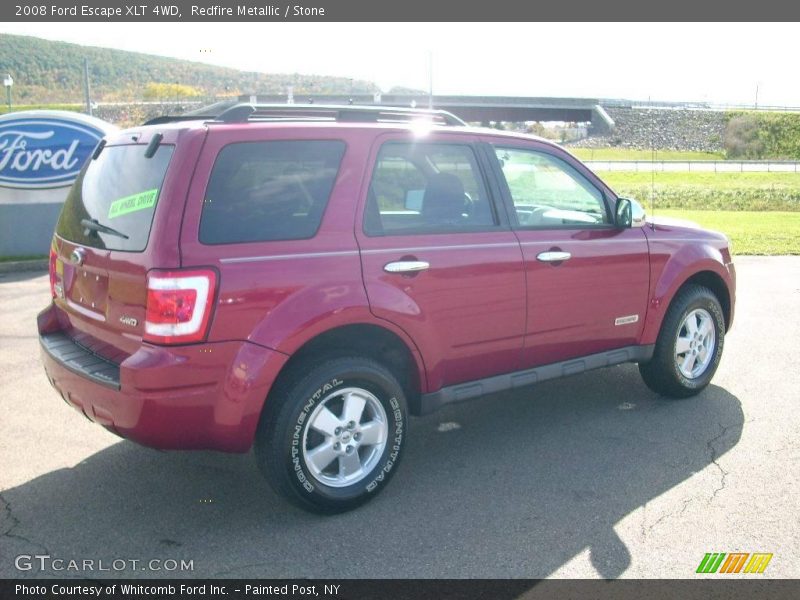 Redfire Metallic / Stone 2008 Ford Escape XLT 4WD