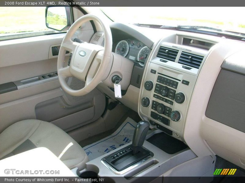 Redfire Metallic / Stone 2008 Ford Escape XLT 4WD