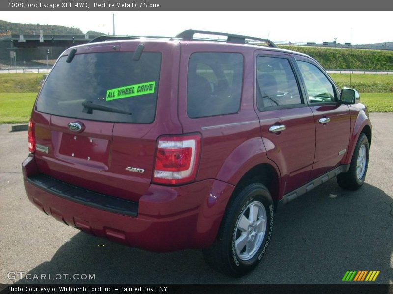 Redfire Metallic / Stone 2008 Ford Escape XLT 4WD