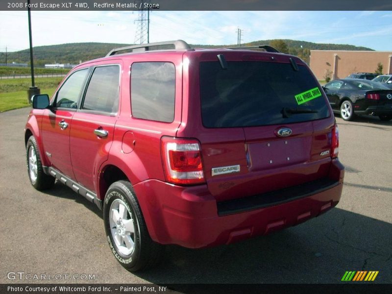 Redfire Metallic / Stone 2008 Ford Escape XLT 4WD