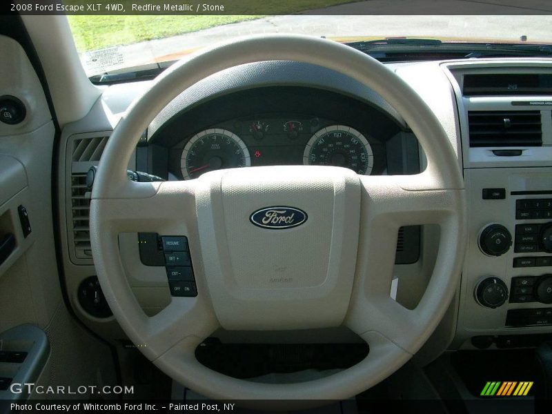Redfire Metallic / Stone 2008 Ford Escape XLT 4WD