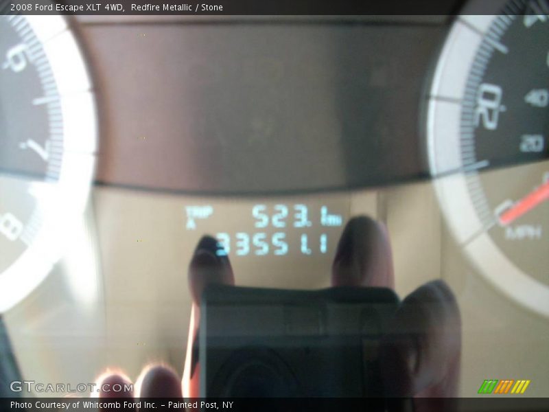 Redfire Metallic / Stone 2008 Ford Escape XLT 4WD