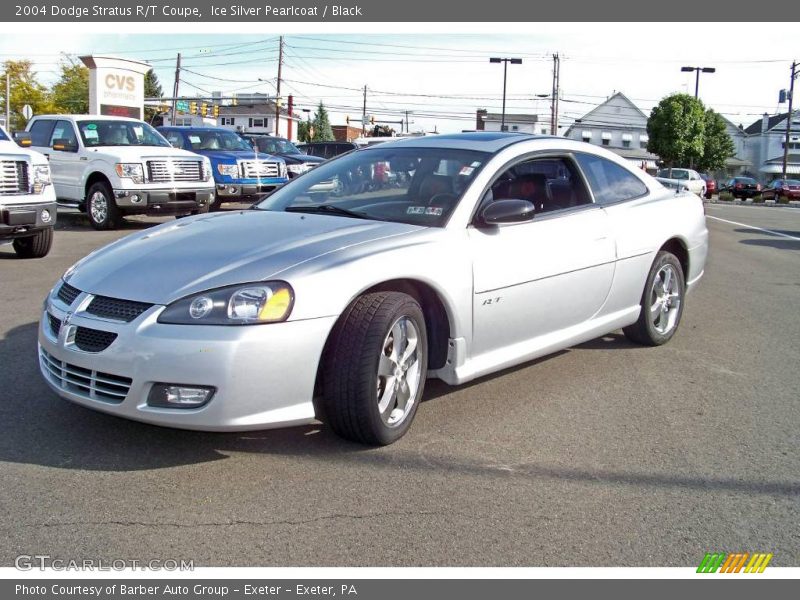 Ice Silver Pearlcoat / Black 2004 Dodge Stratus R/T Coupe