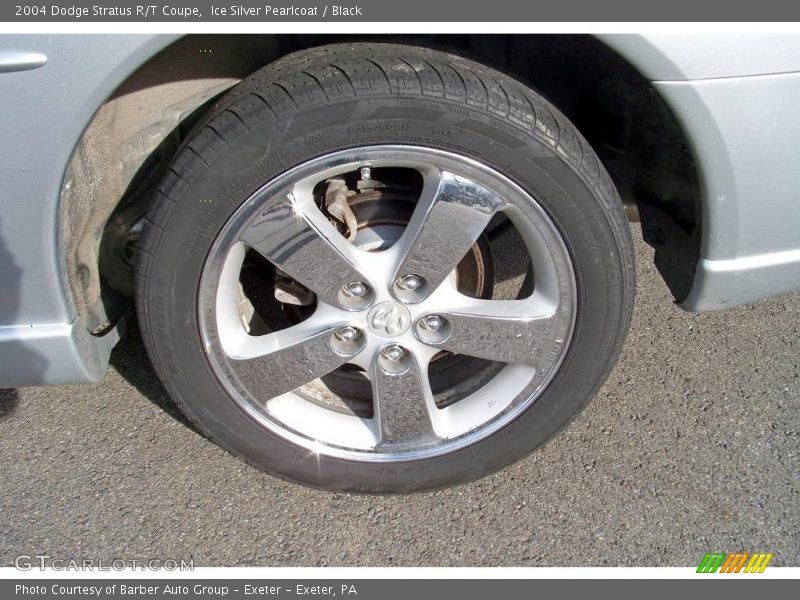 Ice Silver Pearlcoat / Black 2004 Dodge Stratus R/T Coupe