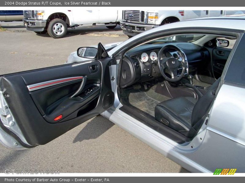 Ice Silver Pearlcoat / Black 2004 Dodge Stratus R/T Coupe