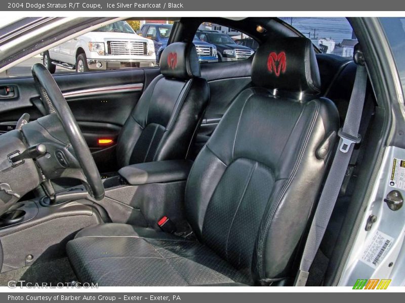 Ice Silver Pearlcoat / Black 2004 Dodge Stratus R/T Coupe