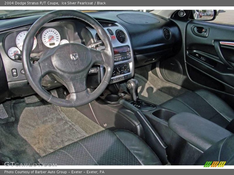 Ice Silver Pearlcoat / Black 2004 Dodge Stratus R/T Coupe