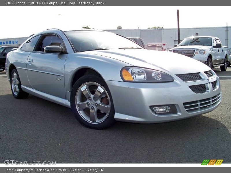 Ice Silver Pearlcoat / Black 2004 Dodge Stratus R/T Coupe
