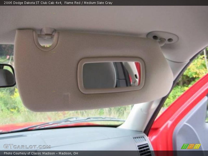 Flame Red / Medium Slate Gray 2006 Dodge Dakota ST Club Cab 4x4