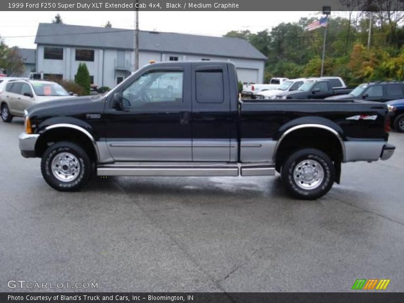 Black / Medium Graphite 1999 Ford F250 Super Duty XLT Extended Cab 4x4