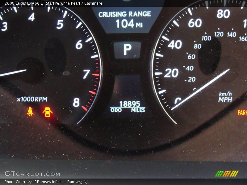 Starfire White Pearl / Cashmere 2008 Lexus LS 460 L