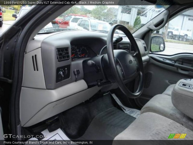 Black / Medium Graphite 1999 Ford F250 Super Duty XLT Extended Cab 4x4