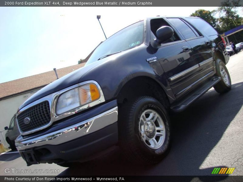 Deep Wedgewood Blue Metallic / Medium Graphite 2000 Ford Expedition XLT 4x4