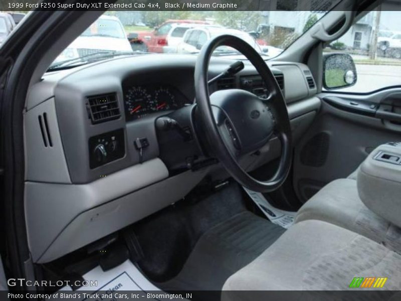 Black / Medium Graphite 1999 Ford F250 Super Duty XLT Extended Cab 4x4