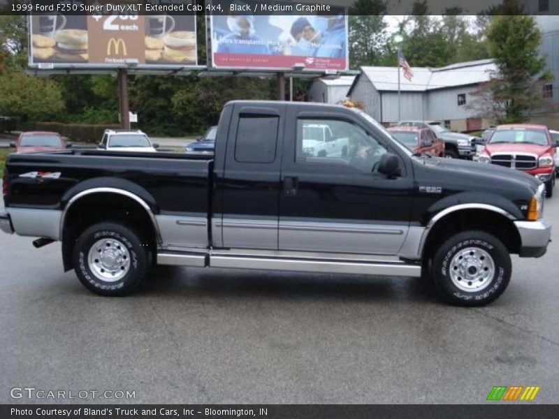 Black / Medium Graphite 1999 Ford F250 Super Duty XLT Extended Cab 4x4