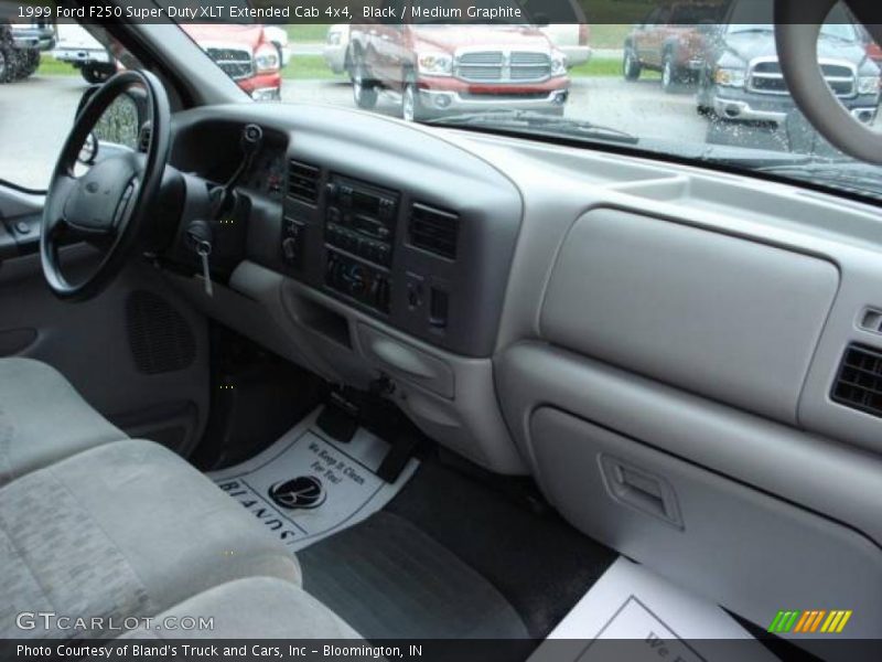 Black / Medium Graphite 1999 Ford F250 Super Duty XLT Extended Cab 4x4