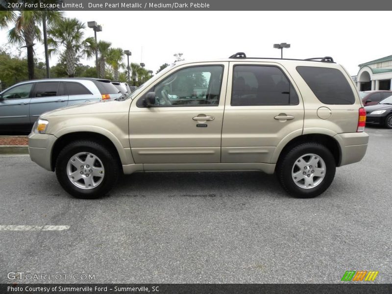 Dune Pearl Metallic / Medium/Dark Pebble 2007 Ford Escape Limited