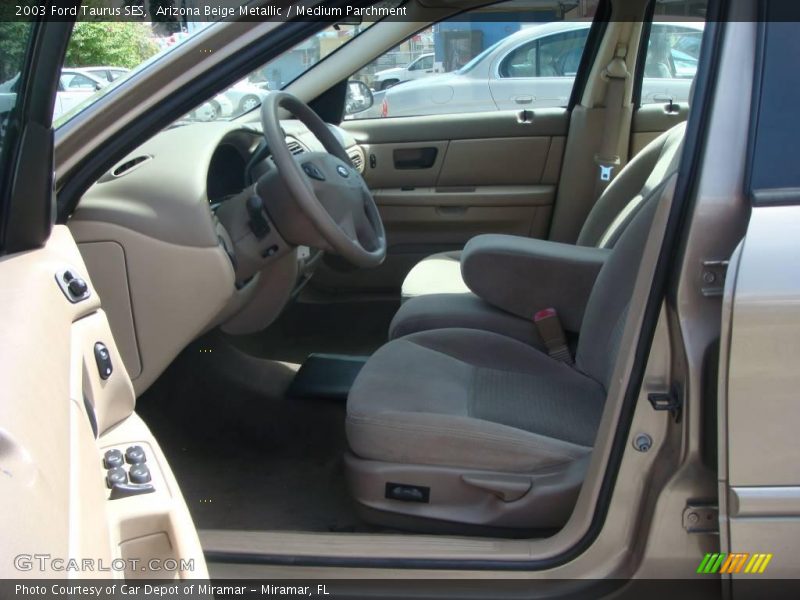 Arizona Beige Metallic / Medium Parchment 2003 Ford Taurus SES