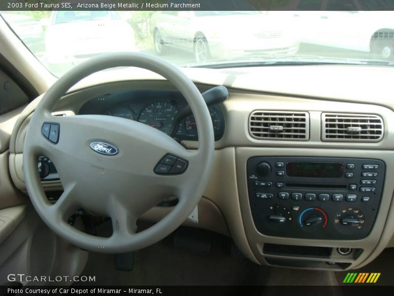 Arizona Beige Metallic / Medium Parchment 2003 Ford Taurus SES