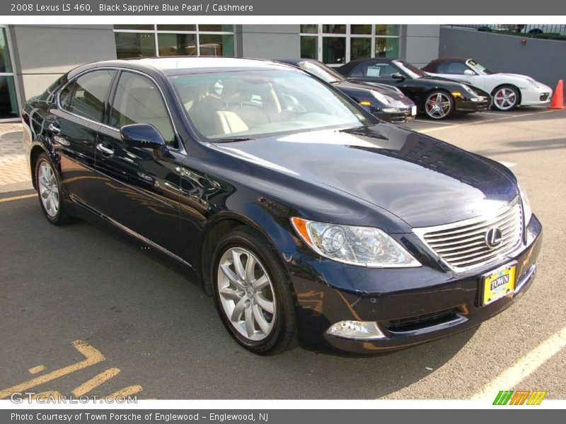 Black Sapphire Blue Pearl / Cashmere 2008 Lexus LS 460