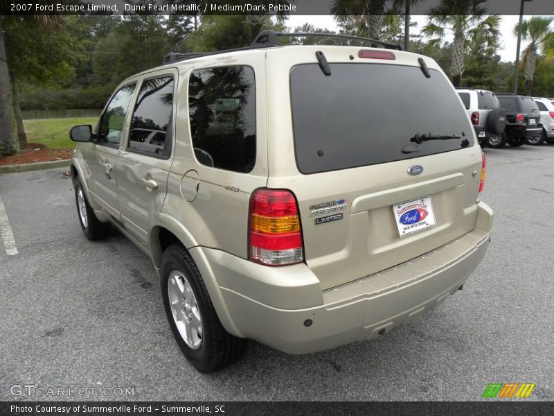 Dune Pearl Metallic / Medium/Dark Pebble 2007 Ford Escape Limited