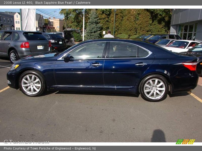Black Sapphire Blue Pearl / Cashmere 2008 Lexus LS 460