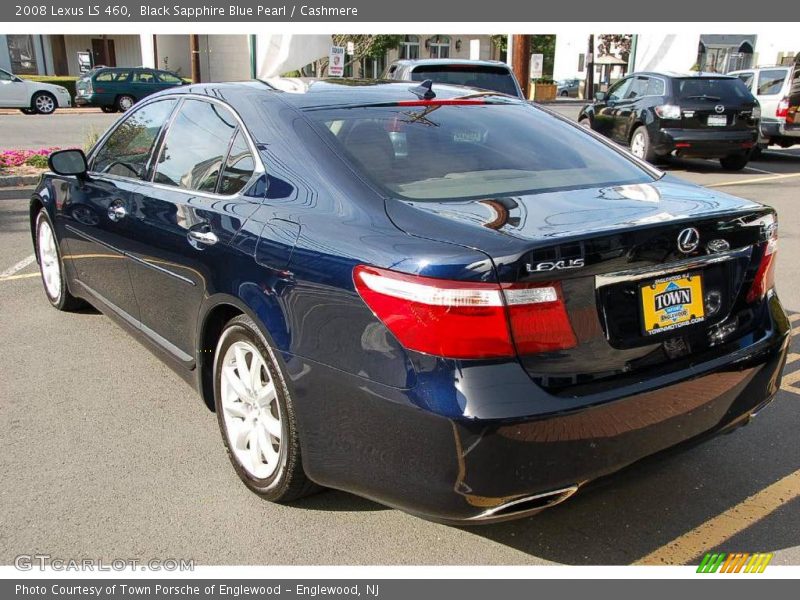Black Sapphire Blue Pearl / Cashmere 2008 Lexus LS 460