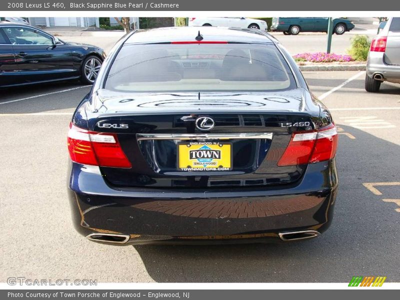 Black Sapphire Blue Pearl / Cashmere 2008 Lexus LS 460
