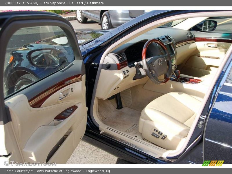 Black Sapphire Blue Pearl / Cashmere 2008 Lexus LS 460