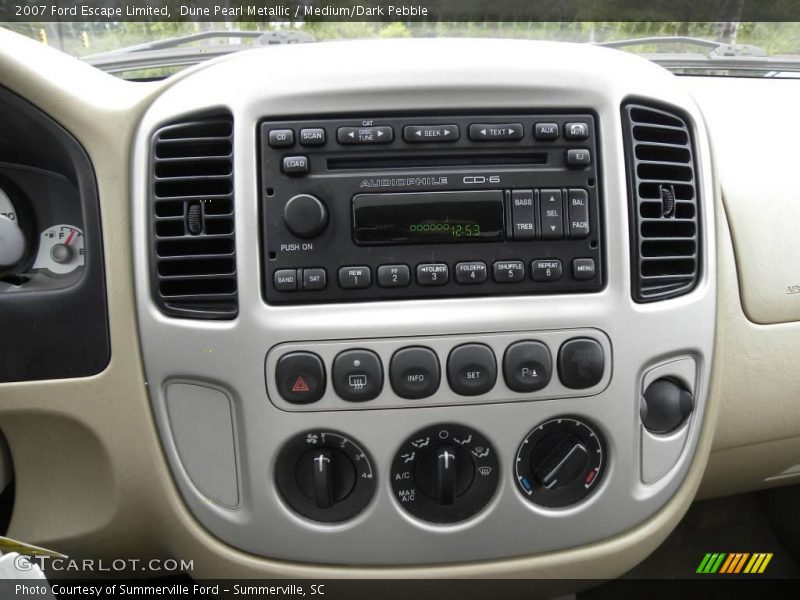 Dune Pearl Metallic / Medium/Dark Pebble 2007 Ford Escape Limited