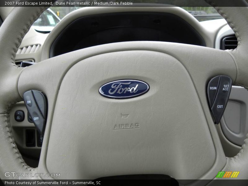 Dune Pearl Metallic / Medium/Dark Pebble 2007 Ford Escape Limited