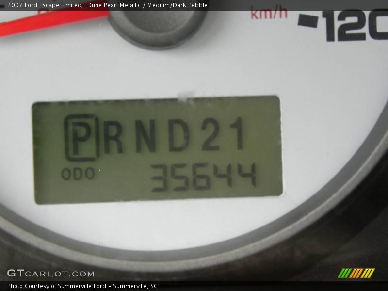 Dune Pearl Metallic / Medium/Dark Pebble 2007 Ford Escape Limited