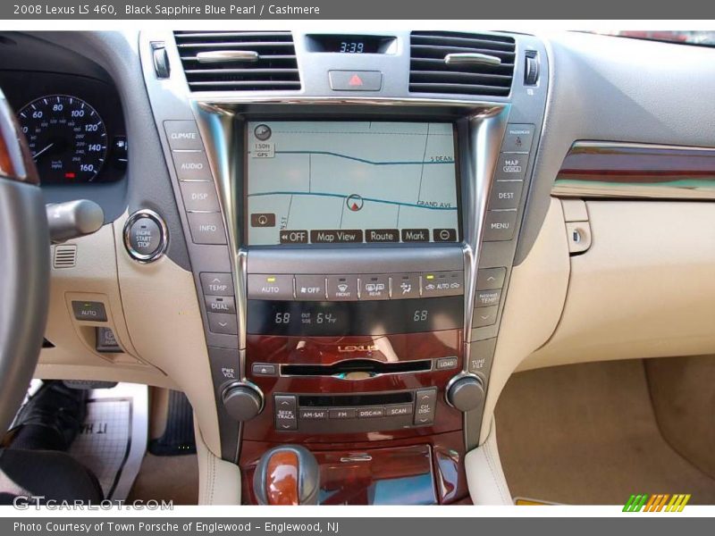Black Sapphire Blue Pearl / Cashmere 2008 Lexus LS 460