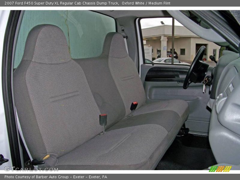 Oxford White / Medium Flint 2007 Ford F450 Super Duty XL Regular Cab Chassis Dump Truck