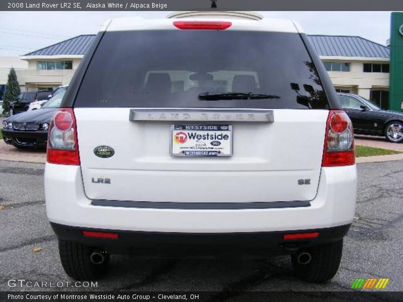 Alaska White / Alpaca Beige 2008 Land Rover LR2 SE