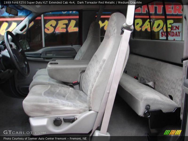 Dark Toreador Red Metallic / Medium Graphite 1999 Ford F250 Super Duty XLT Extended Cab 4x4