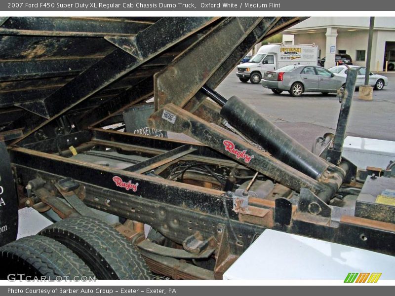 Oxford White / Medium Flint 2007 Ford F450 Super Duty XL Regular Cab Chassis Dump Truck