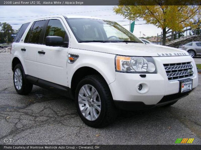 Alaska White / Alpaca Beige 2008 Land Rover LR2 SE