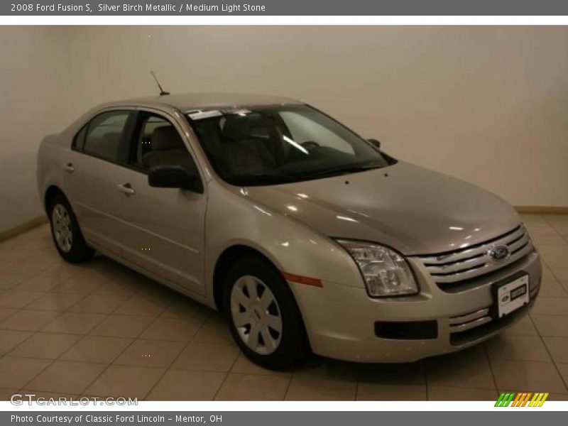 Silver Birch Metallic / Medium Light Stone 2008 Ford Fusion S