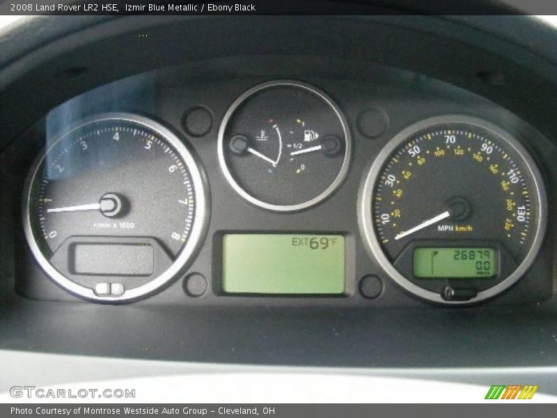 Izmir Blue Metallic / Ebony Black 2008 Land Rover LR2 HSE