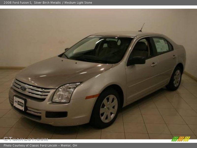 Silver Birch Metallic / Medium Light Stone 2008 Ford Fusion S