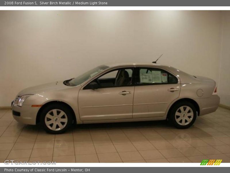 Silver Birch Metallic / Medium Light Stone 2008 Ford Fusion S